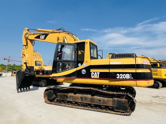 اليابان الأصلية CAT 320BL الحفرة اليد ثانية ، 20 طن كاتربيلر مستعمل كراولر حفرة CAT 3066T المحرك