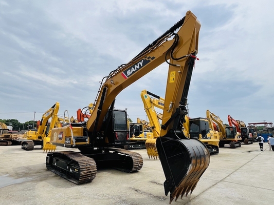 90٪ جديد Sany SY215C الحفرة الهيدروليكية مستعملة الحفرة 21 طن