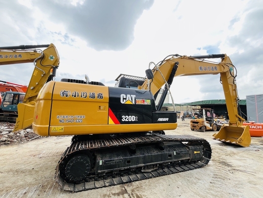 CAT 320D اليابان المستخدمة الحفرة الكتربيلر الأصلية يد ثانية 20 طن الكتربيلر حفر 320B 320C 320D