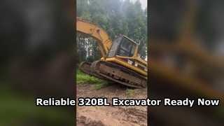اليابان الأصلية المستخدمة CAT 320BL حفارة زاحفة بحالة جيدة جاهزة للشحن